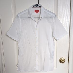 Calvin Klein Men's Crisp White Button-Down Shirt